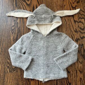 Oeuf Alpaca Wool Bunny Sweater (18M)